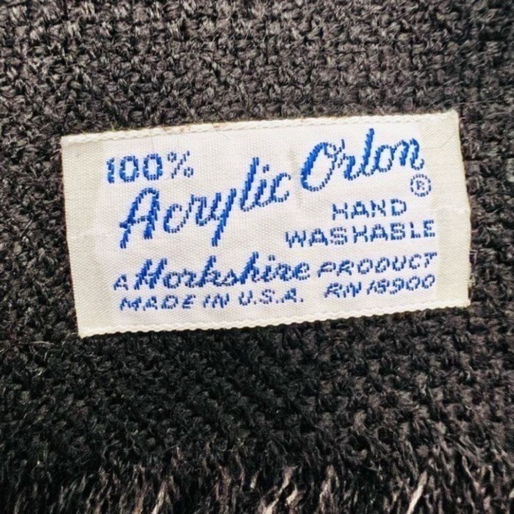 Beautiful black vintage scarf
